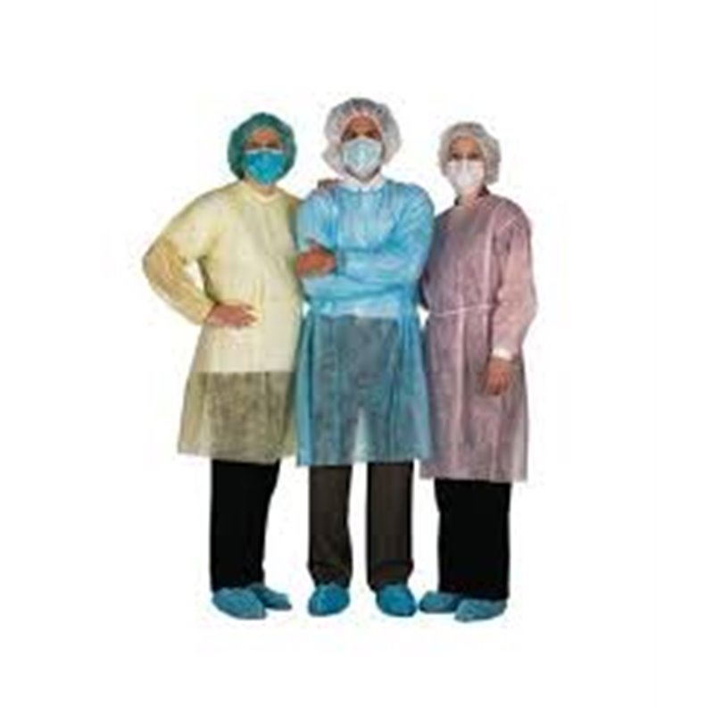 AssureWear VersaGown SMS Isolation Gown , Yellow, AAMI Level 2, Large, 14 /BG 10 BGCS100